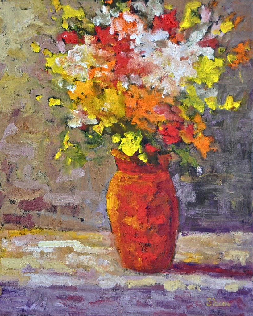 Floral – 20×16 – Oil on Canvas | Still Life Painting | Randall Shier Canadian Oil Painting Artist