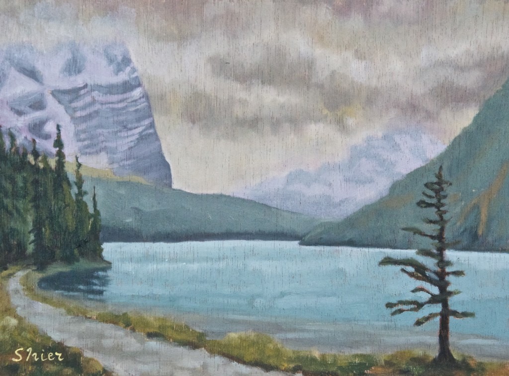 Lake O’Hara Circuit – Odaray Mtn – 9×12 – Oil on Board | Landscape Oil Painting | Randall Shier Canadian Oil Painting Artist