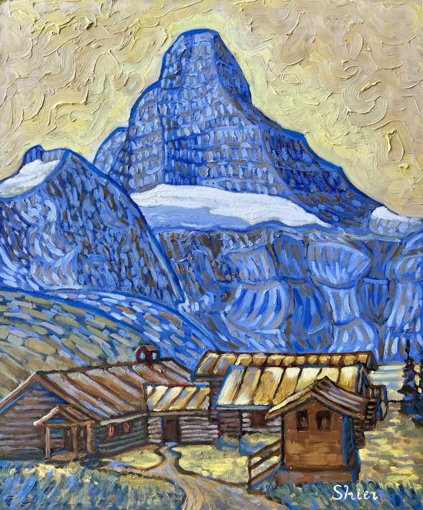 Mount Assiniboine - 20x24 - oil on panel | Landscape | Randall Shier Canadian Oil Painting Artist